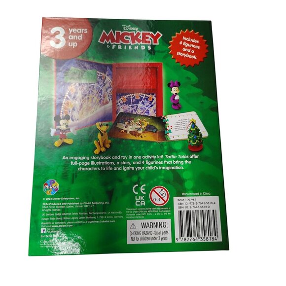 Disney Mickey and Friends Tattle Tales Storybook Set With 4 Figurines - Picture 5 of 9
